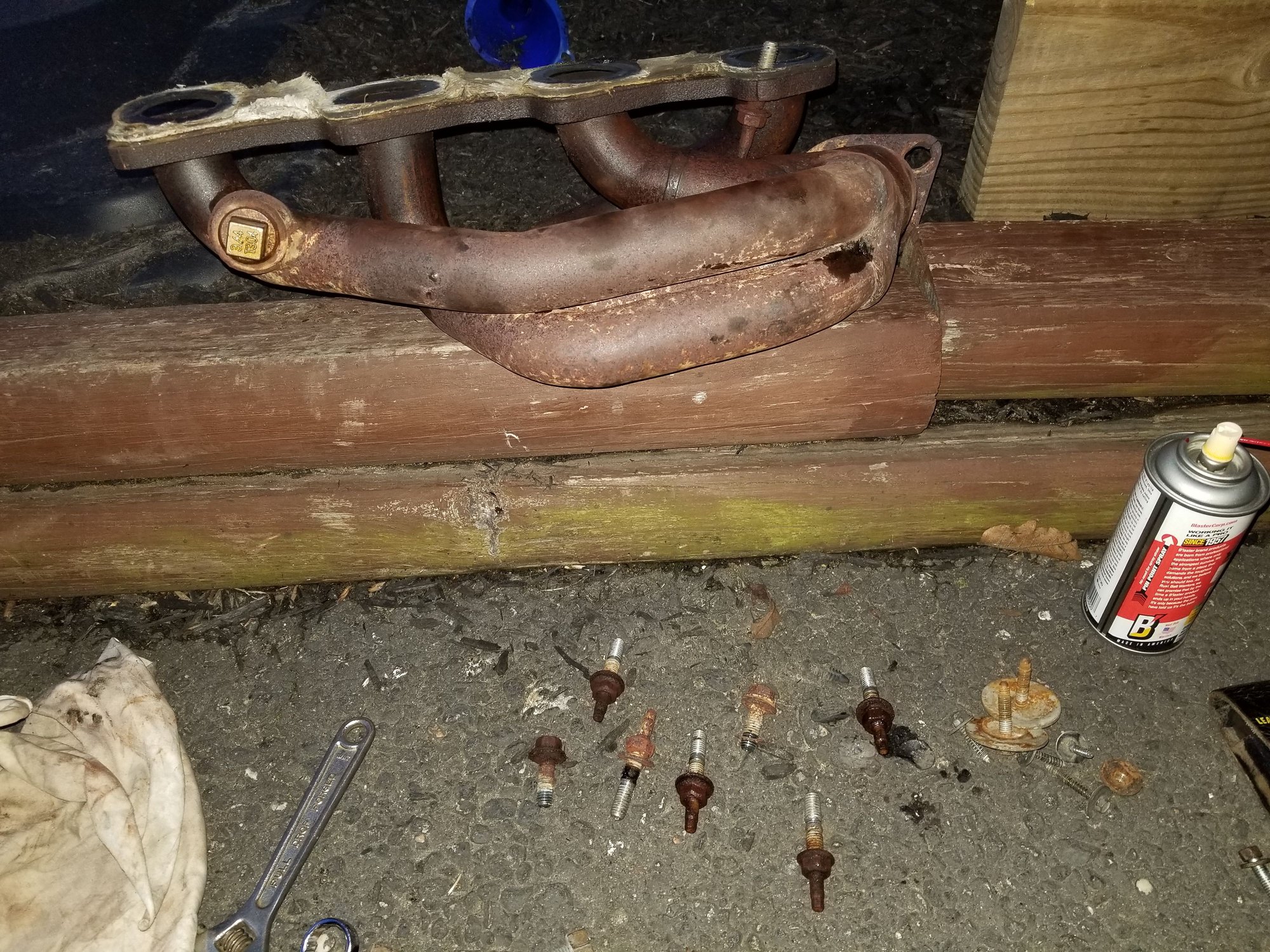 Finally time to end exhaust manifold problems(update) Ford Truck