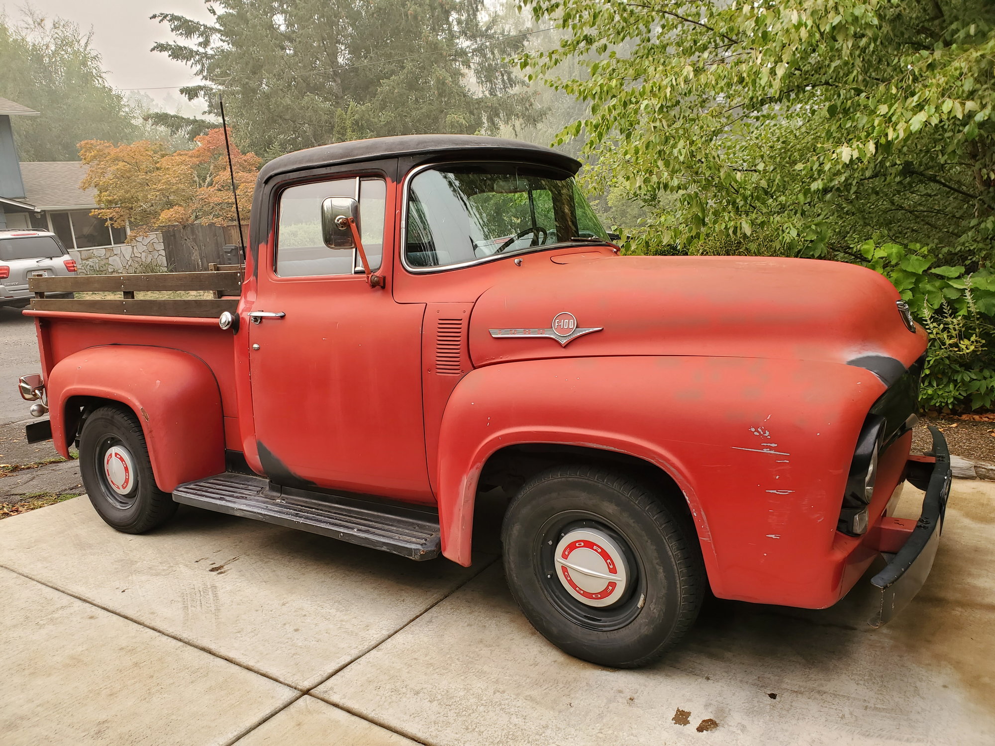 1956 FORD F100 Pickup Truck Mostly Stock, 302 V8 from a Torino C4 ...