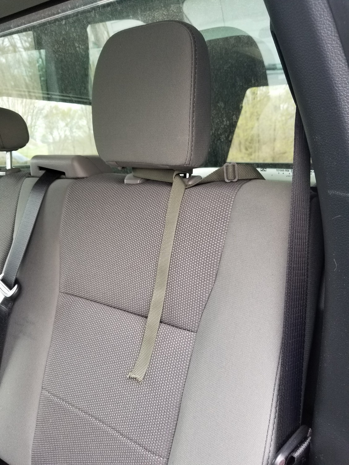 How to fold down rear seat back on 2009-20014 Ford F-150 Super Crew 