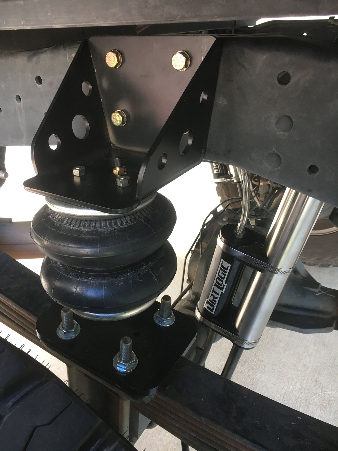 My 5'er sags F350(goes down 3") Should I go with Timbrens, Airbags, or