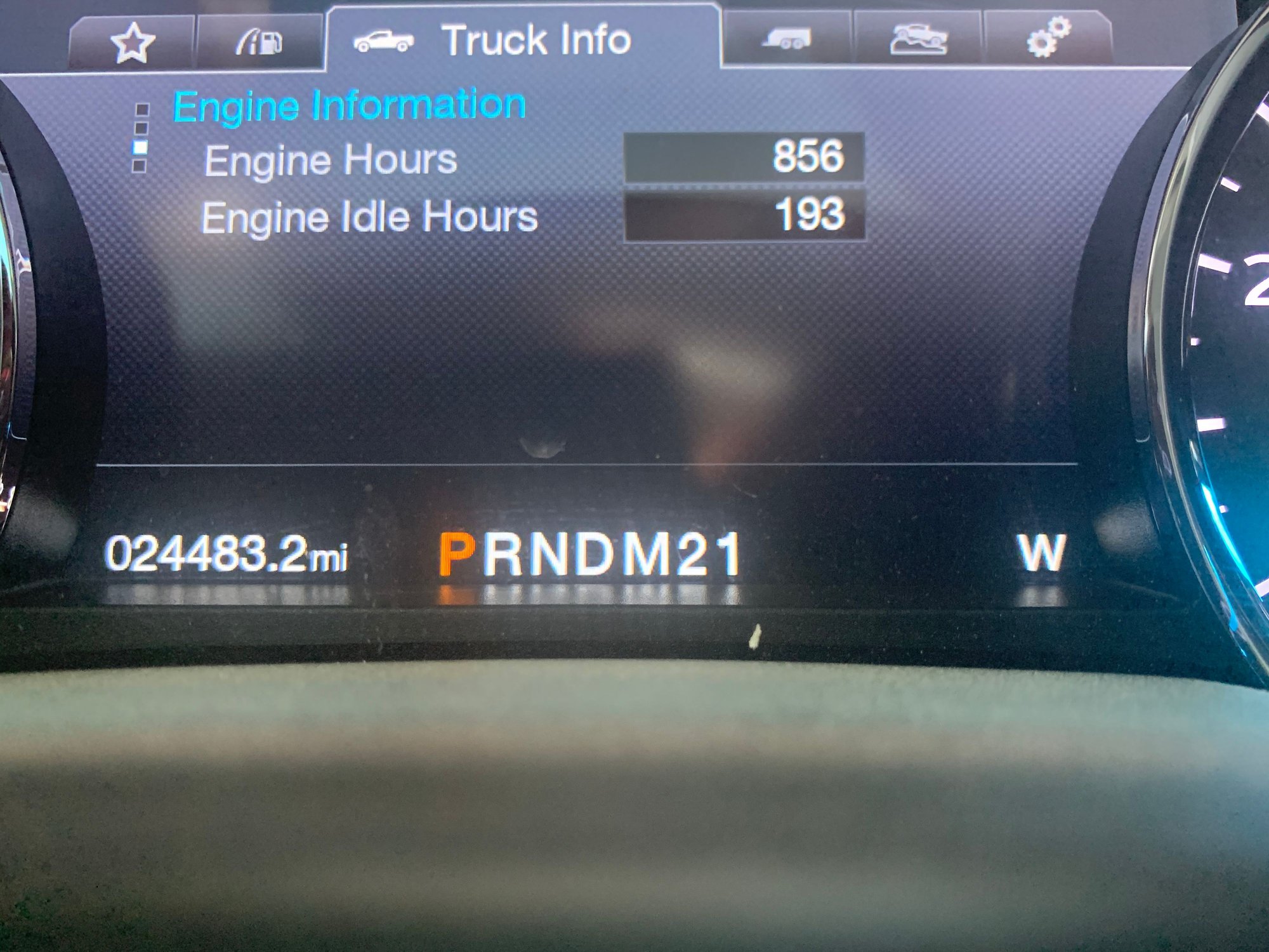 Engine hours Ford Truck Enthusiasts Forums