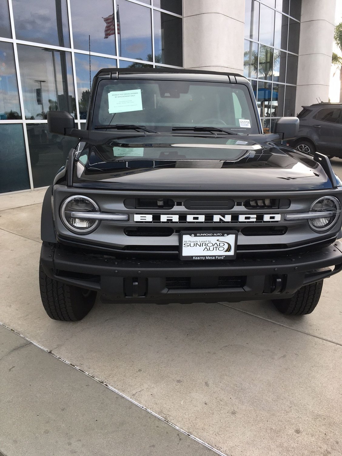 San Diego Kearny Pearson Ford Black Bronco on lot Ford Truck