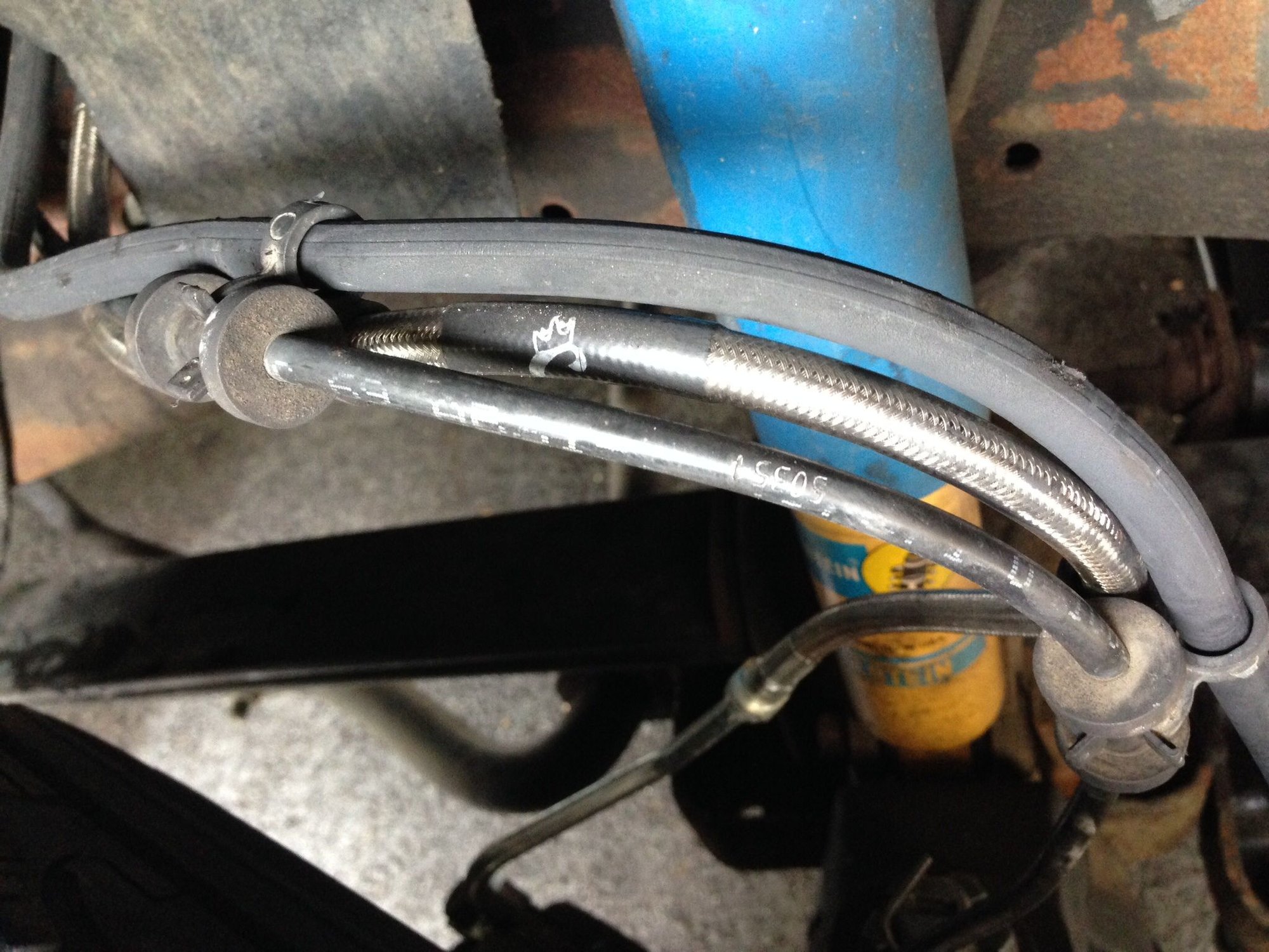 Braided stainless steel/Kevlar brake lines Ford Truck Enthusiasts Forums