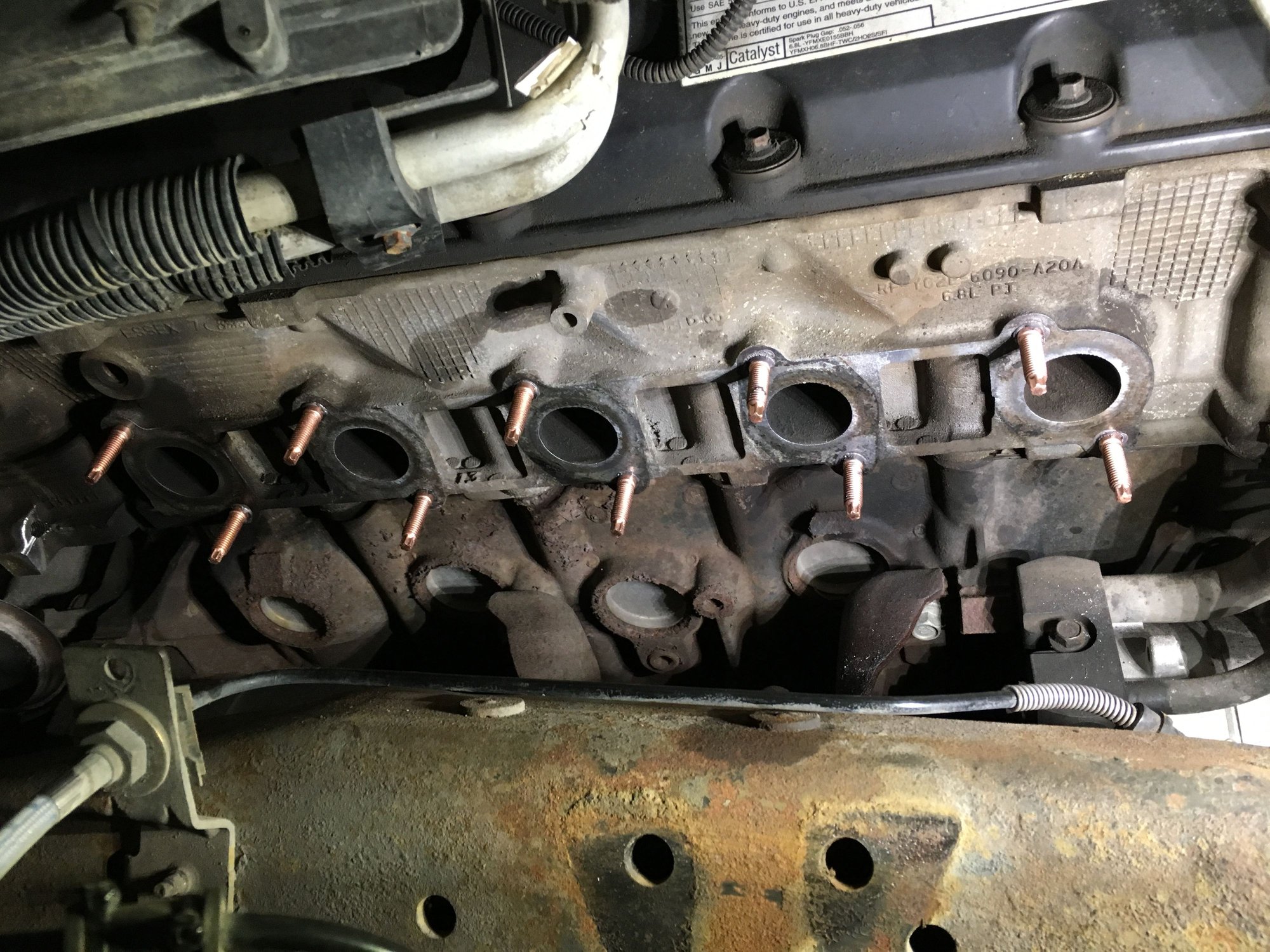 v10 exhaust studs Ford Truck Enthusiasts Forums