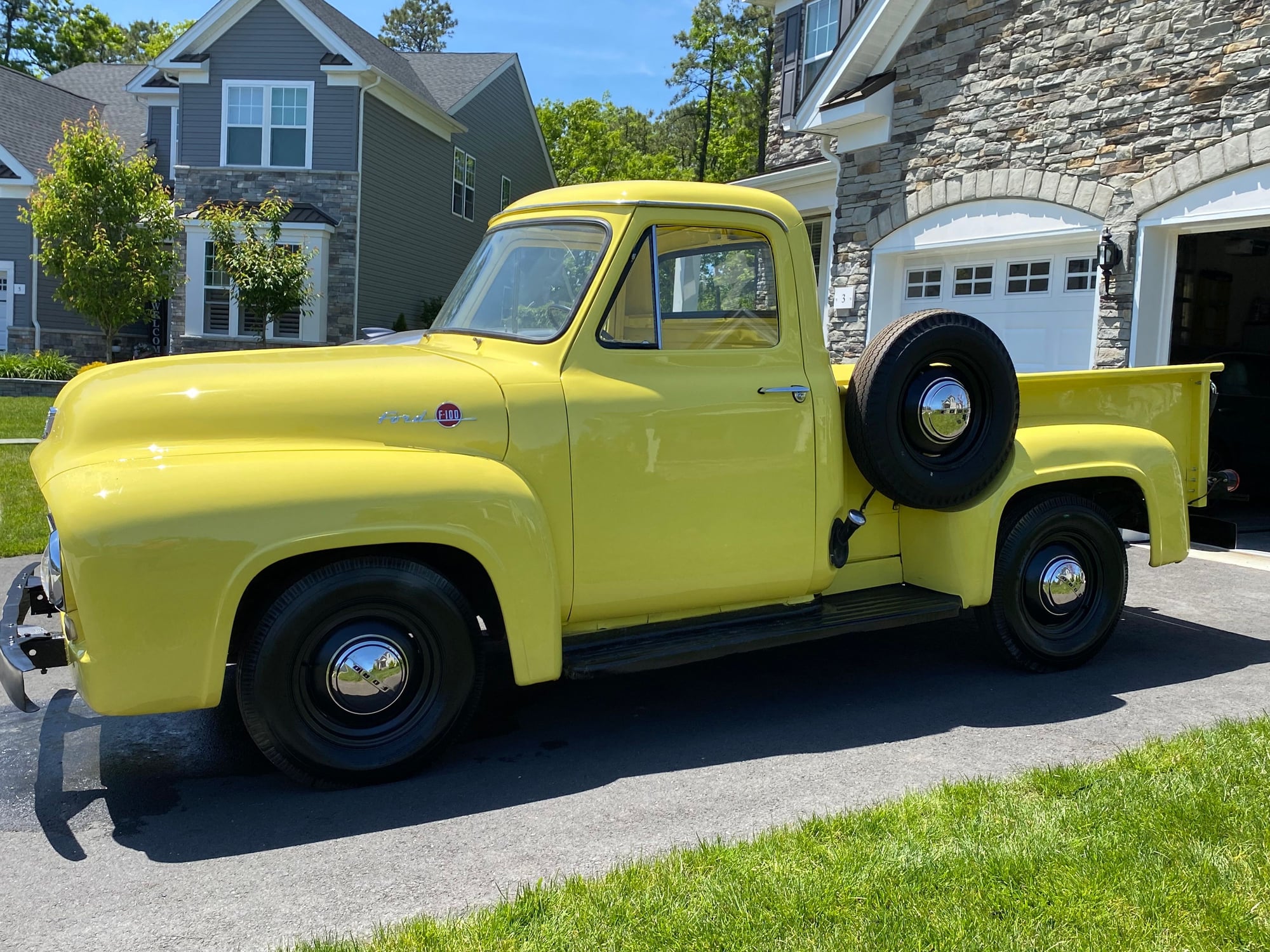 1955 Ford F-100 - 1955 F100 - Used - VIN F10CV5U10100 - 8 cyl - 2WD - Manual - Truck - Yellow - Forked River, NJ 08731, United States