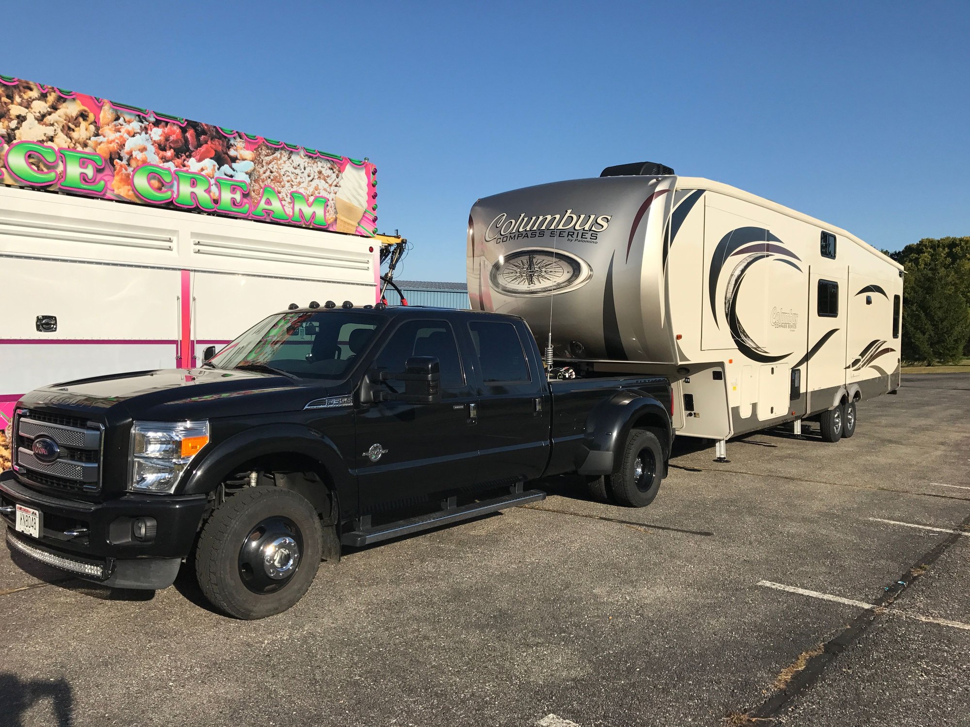 Weighing truck and TC on CAT scale - Ford Truck Enthusiasts Forums