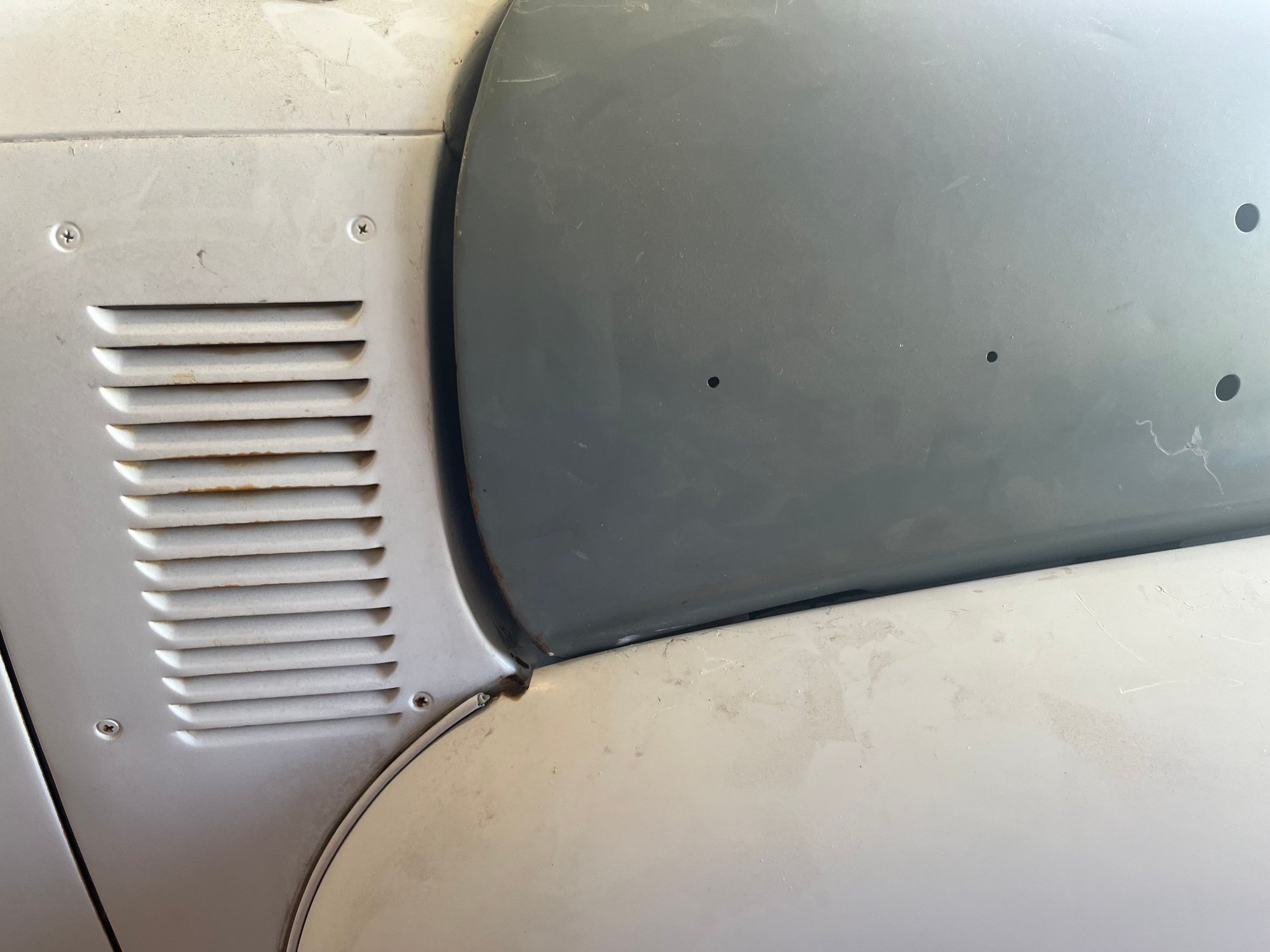 Passenger side before gap