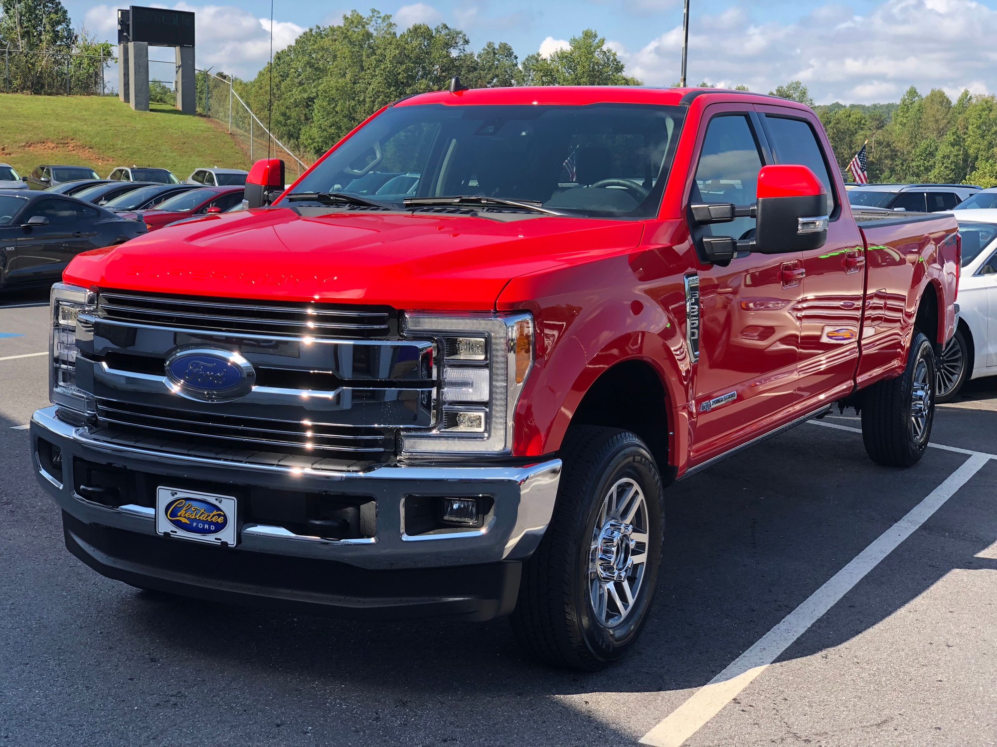 Deep rosso red ford