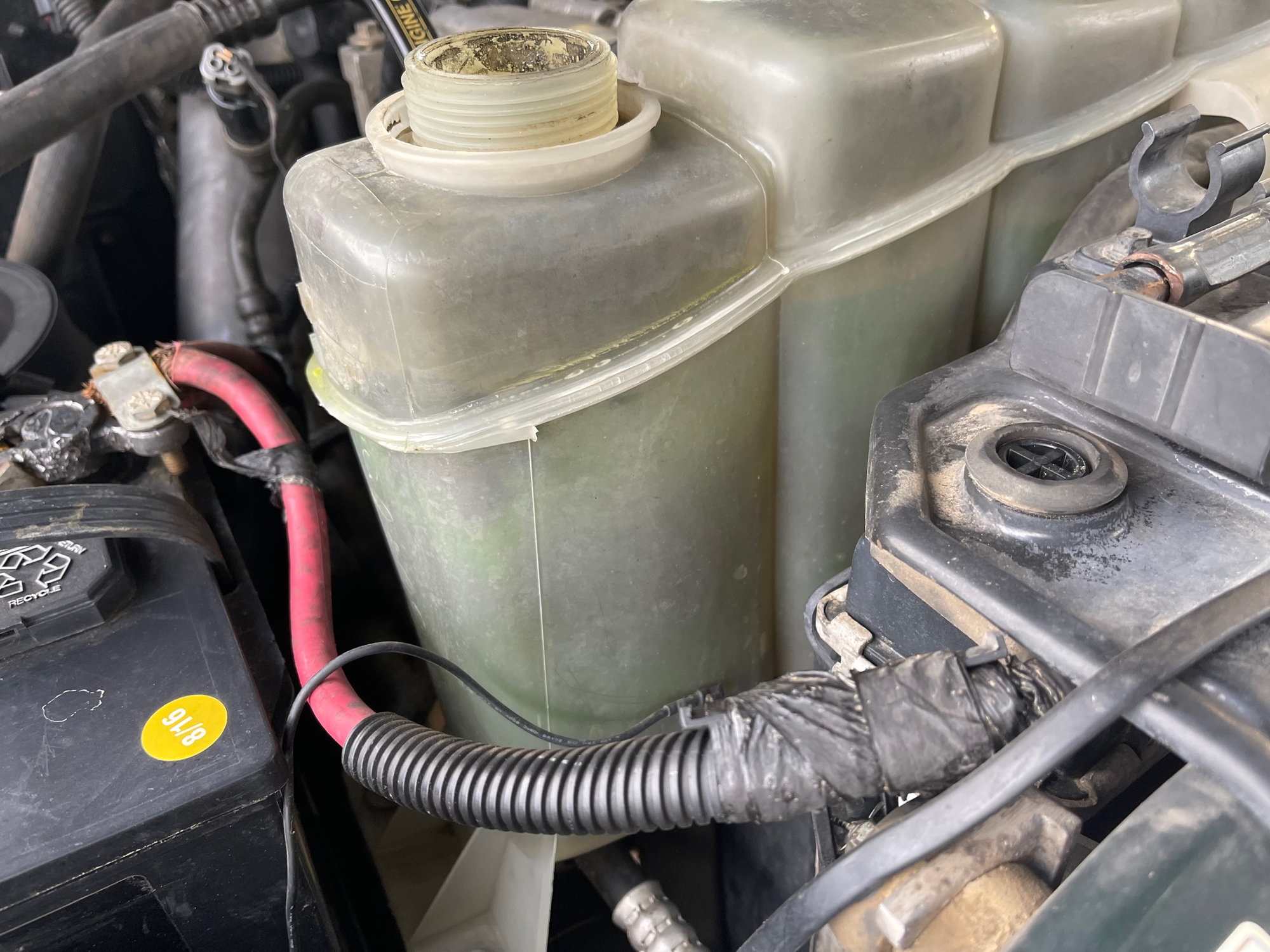 Debris in Coolant reservoir - Ford Truck Enthusiasts Forums