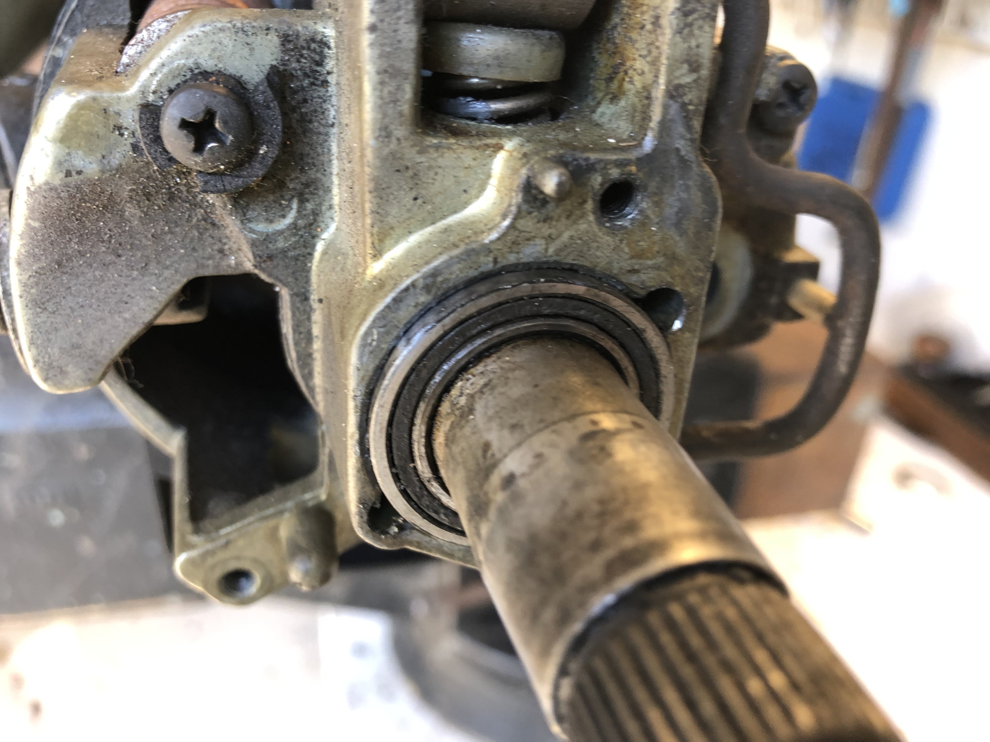 Steering column upper bearing removal?? Ford Truck Enthusiasts Forums