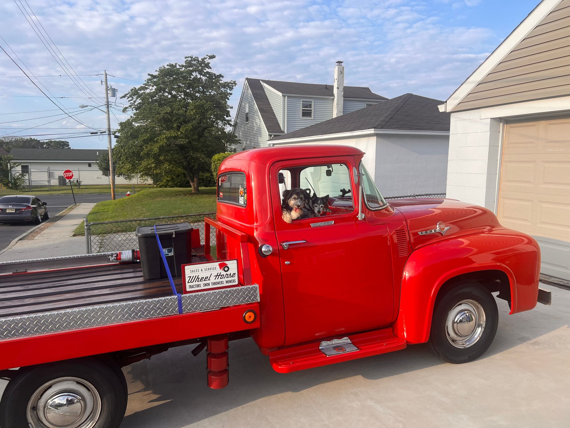 1956 Ford F-100 - 1956 Ford F100 Flatbed - Used - VIN F25V6R20082 - 8 cyl - 2WD - Manual - Truck - Red - South Amboy, NJ 08879, United States