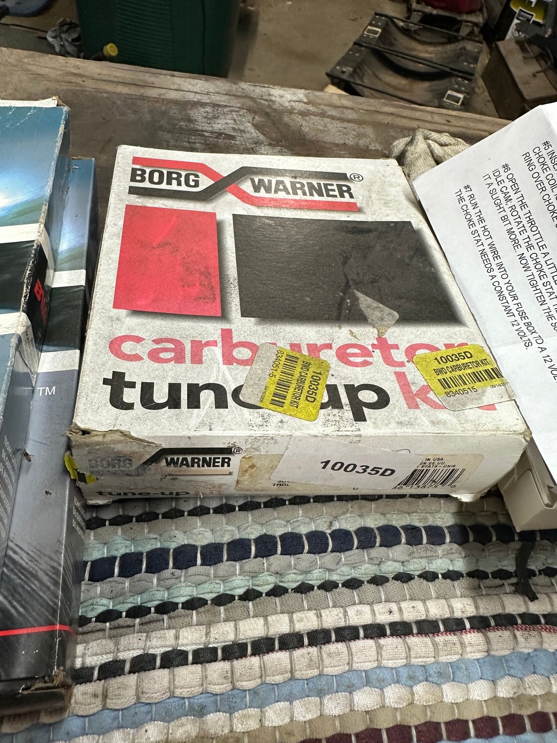 Good new old stock gasket sets off of rock auto from the cleaned section. 