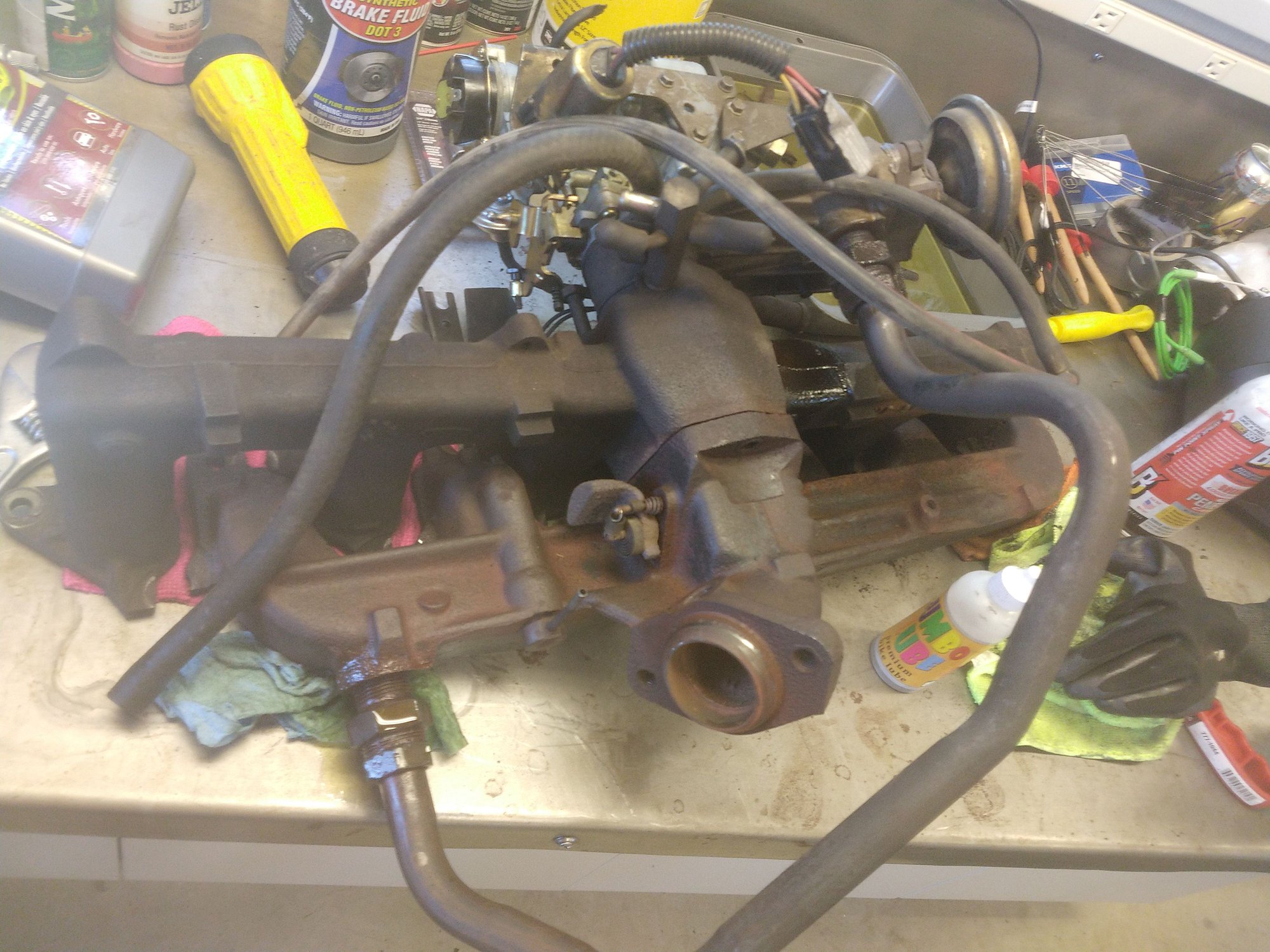 Exhaust manifold - what is this port? - Ford Truck Enthusiasts Forums