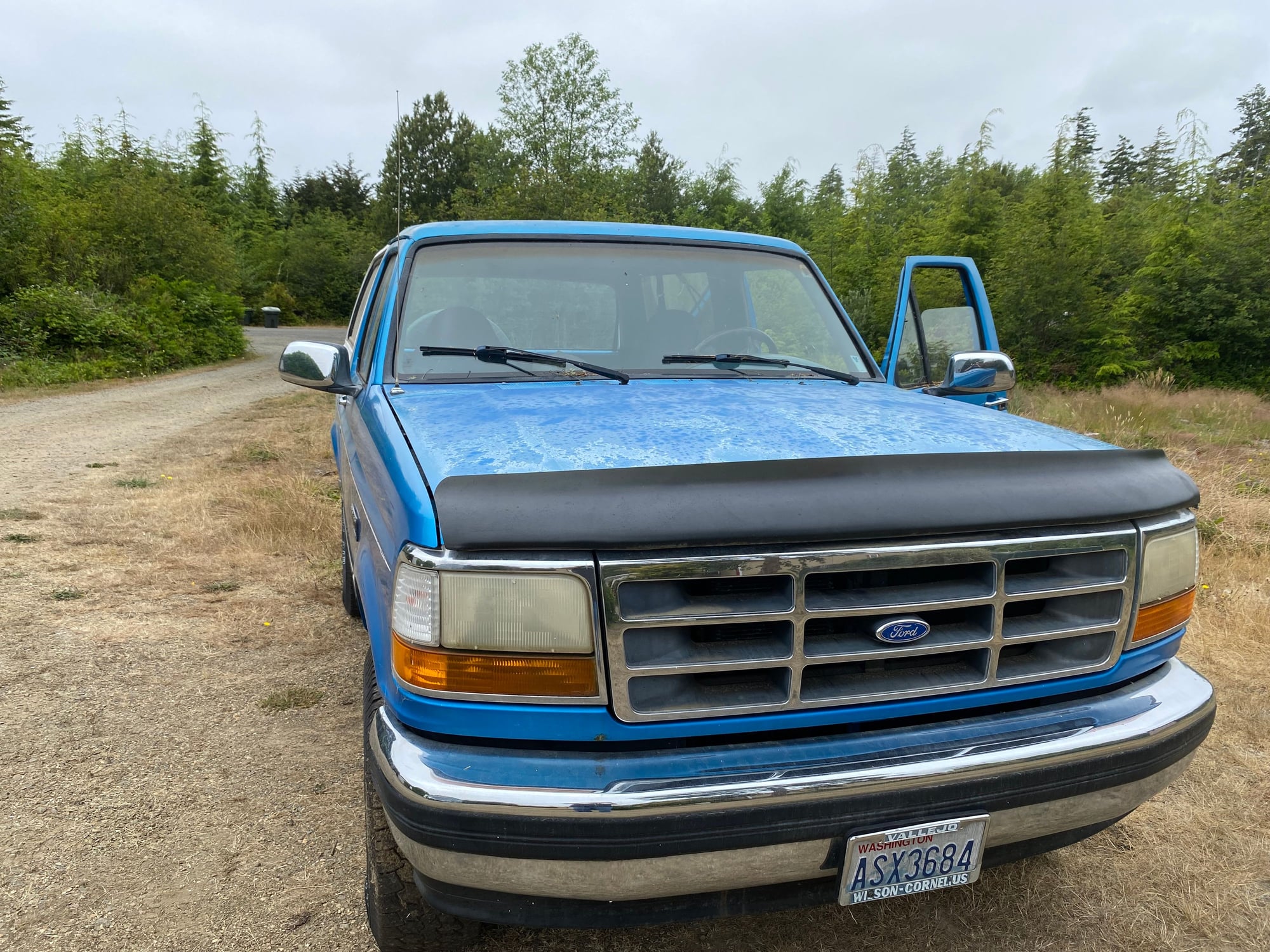 1995 Ford Bronco - All original Bronco XLT - Used - VIN 1FMEU15H85SLA6663 - 141,790 Miles - 8 cyl - 4WD - Automatic - SUV - Blue - Ocean Park, WA 98640, United States
