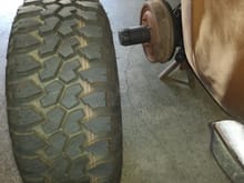 front tires wearing on inside