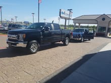my f250 with my f150 at time of purchase