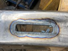 Frame welded in