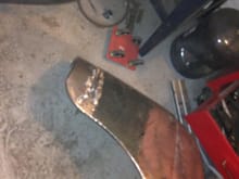 welded in lower fender