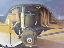 021 18 1977 ford 4wd dana 60 5 link suspension air bag, L and L headers. build up