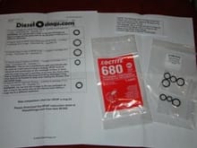 I got my O-ring kit for the HPOP today, 7-3-09, thanks Clay, fast shipping