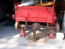 My $75.00  9&quot; rear-end...complete...the day it came home.
I was told it came out out a 1970 F100...after measuring it up...that could be true...