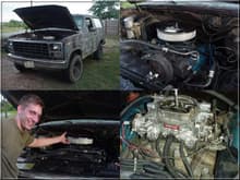 1980 Bronco - full engine replacement @ 400K miles, Present Owner is a US NAVY Corpsman.

We finished this one the day after 4th of July, 2010.