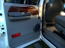 New 7" Components installed into rear doors.
