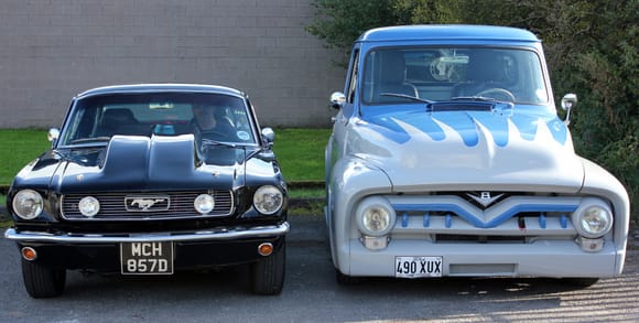 two of my old fords I built , now sold on,