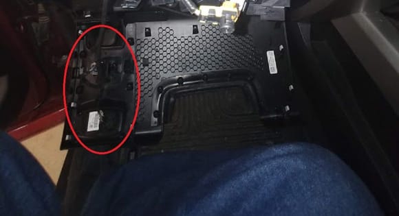 connectors on headlight switch area