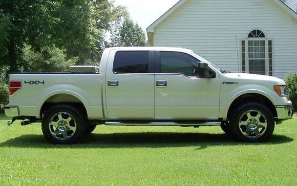 after the 2" leveling kit