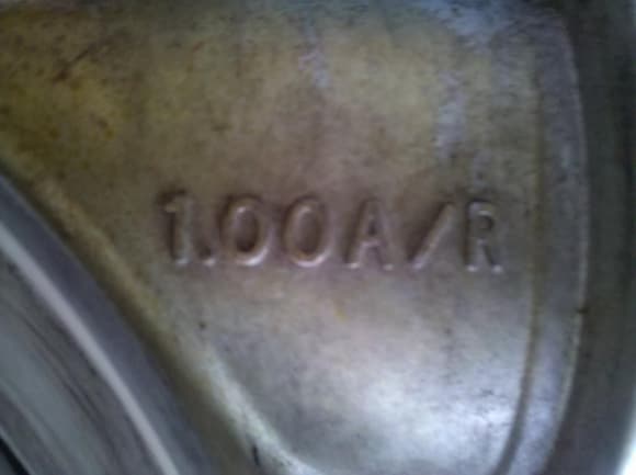 1.00 A/R (No Idea what this mark means)