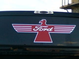 My Eagle decal that I had made....