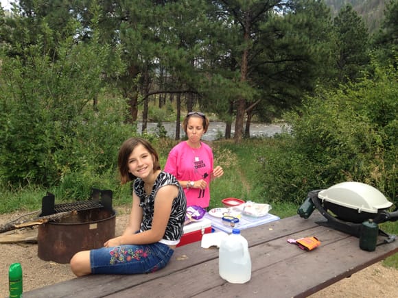 Camping on the Poudre River