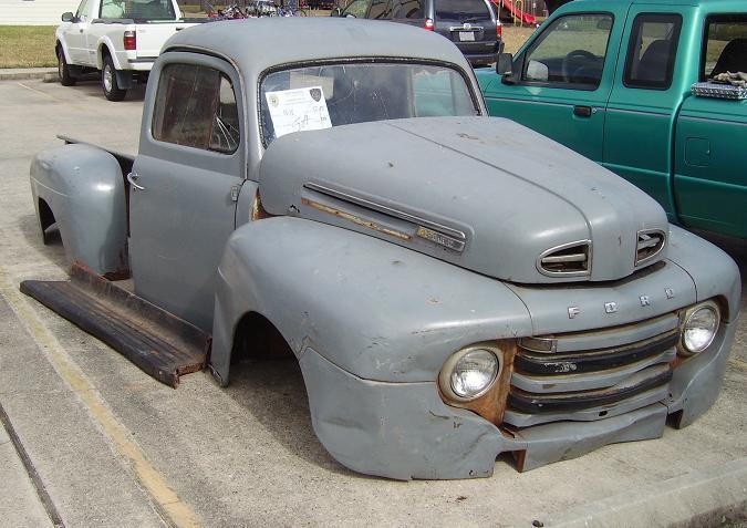1950 Ford truck frame swap #7