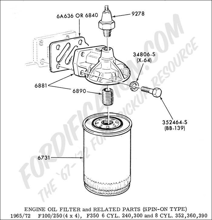 FL299 by MOTORCRAFT - OIL FILTER