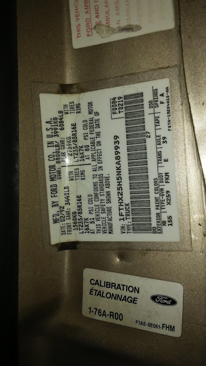 1992 ford F250 running very rich - Ford Truck Enthusiasts Forums