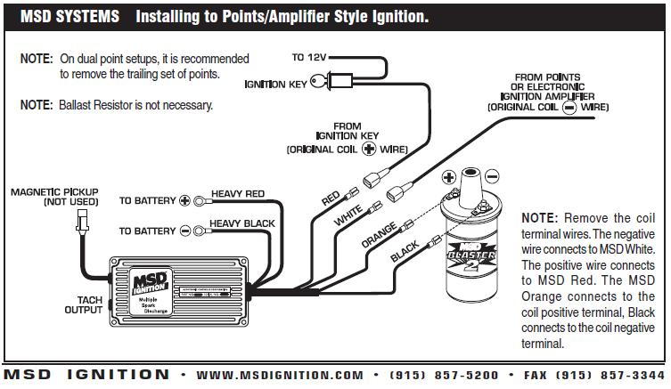 Wiring In The Msd Ford Truck, Msd Ignition System Wiring Diagram