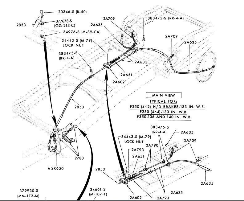 parking brake linkage 74 f250 4x4 Ford Truck Enthusiasts Forums