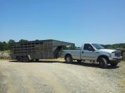 My truck with stock trailer