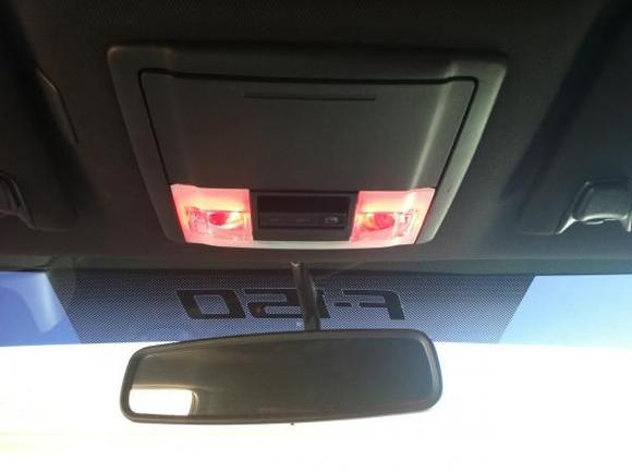 RED LED FRONT INTERIOR MAP LIGHTS