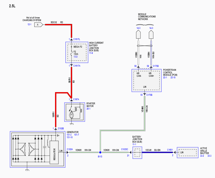 Alternator Or Wiring 2018 Escape Ford Forum Enthusiast Forums For Owners Alternator Or Wiring 2018 Escape Ford, 1 Wire Alternator Wiring Diagram Ford Escape