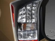2010 Toyota Prius Drivers Tail Light Close-Up