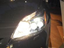 2010 Toyota Prius LED Headlight High Beam On