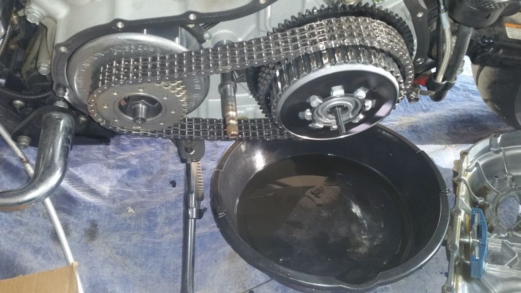 Pierced clutch cable, leaking! Harley Davidson Forums
