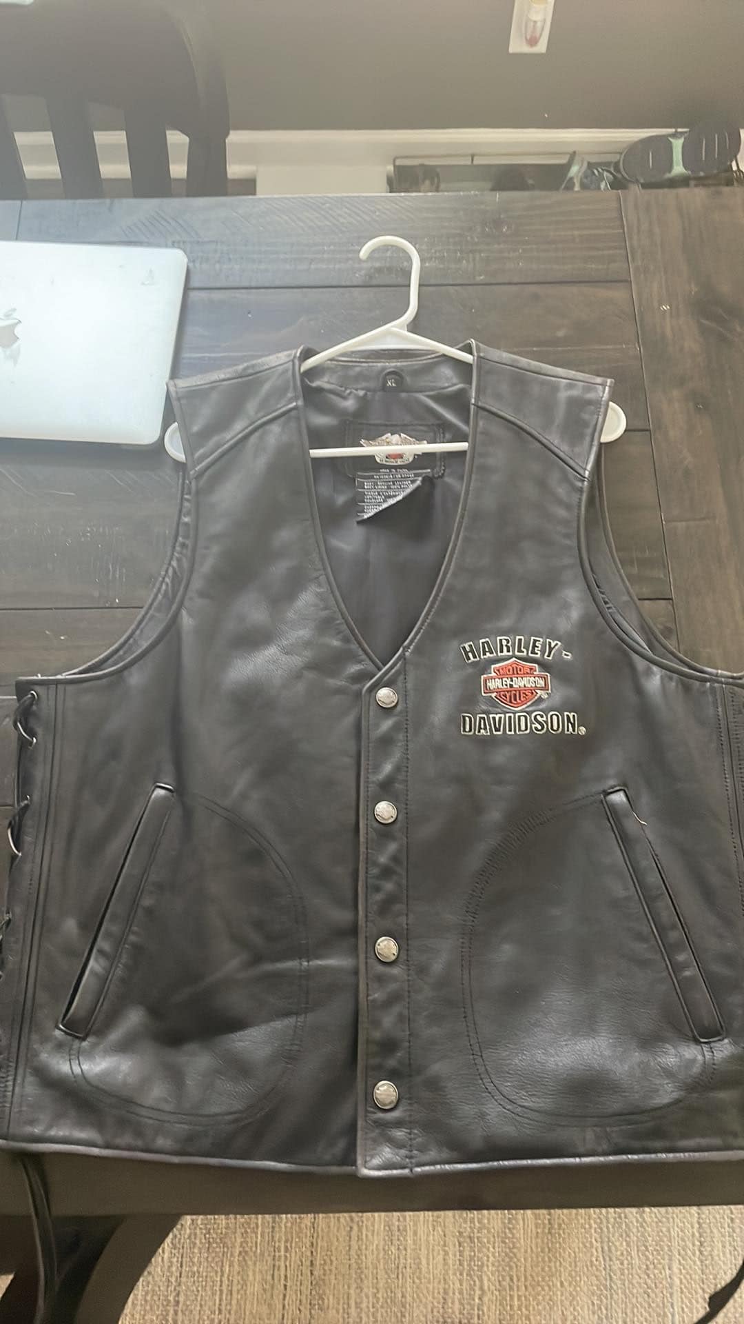 Harley Leather Vest - Harley Davidson Forums