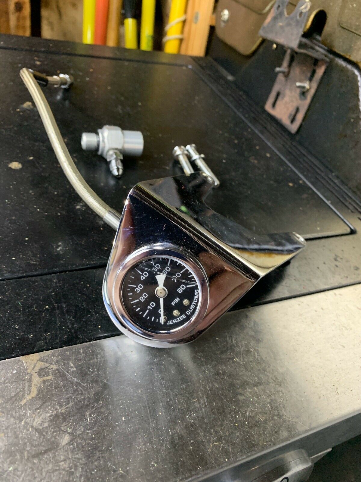 Jerzee Customs Milwaukee 8 Oil Pressure Gauge Kit Harley Davidson Forums