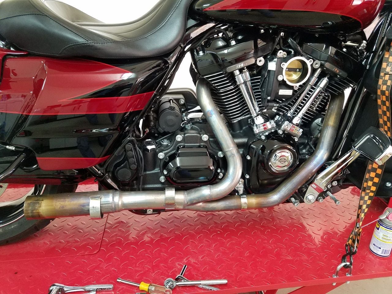 Fuel Moto Jackpot M8 2/1/2 Stainless Steel Head Pipe - Harley Davidson