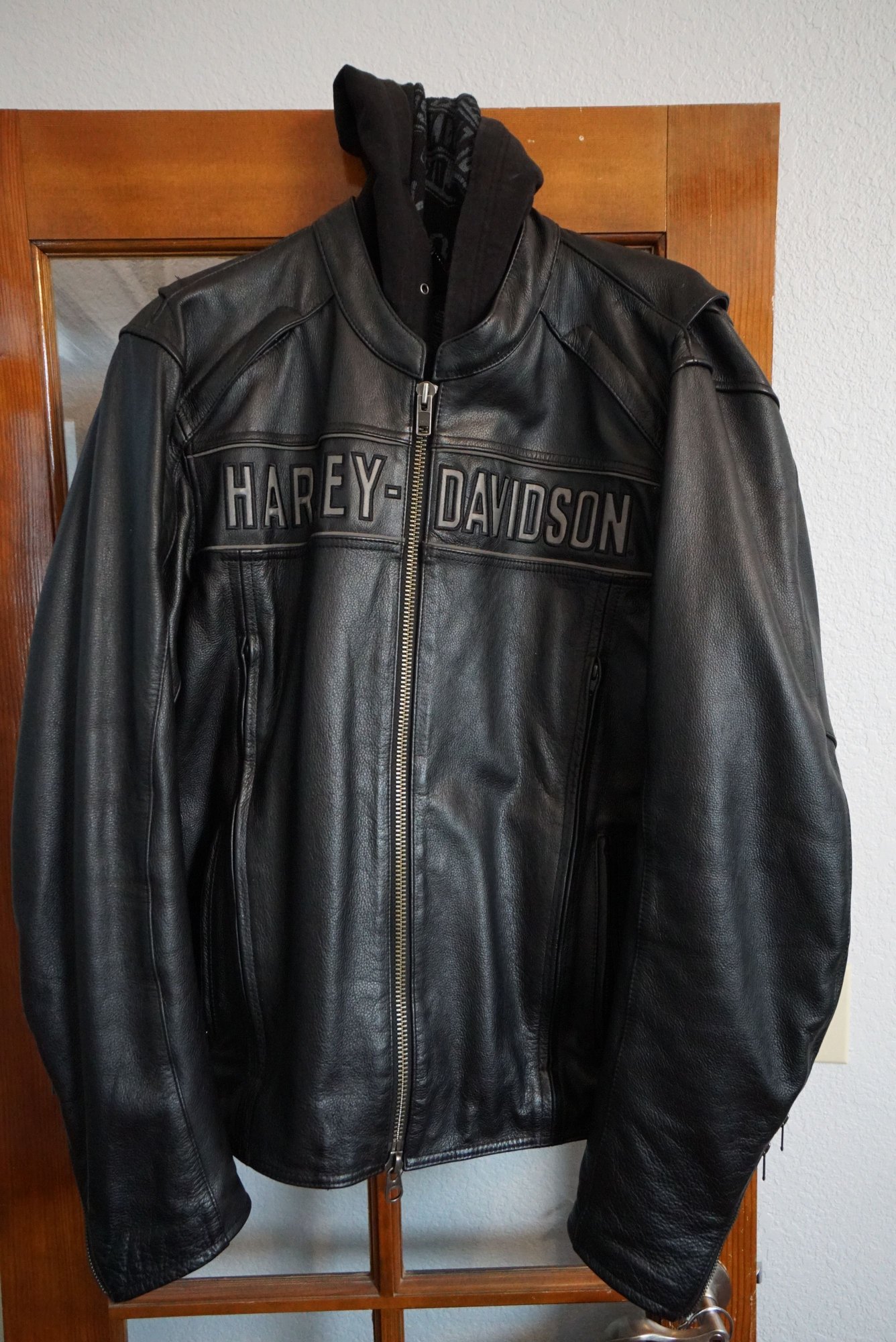 Harley-Davidson Reflective Road Warrior Leather Jacket 98138-09VM