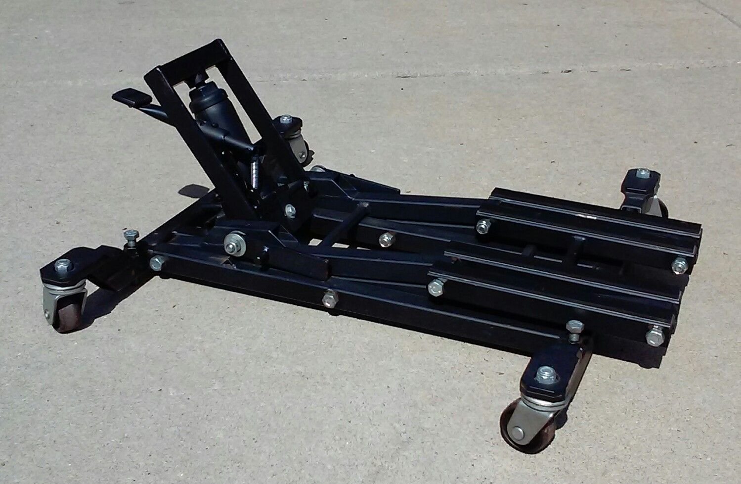 Modifying floor jack Page 2 Harley Davidson Forums