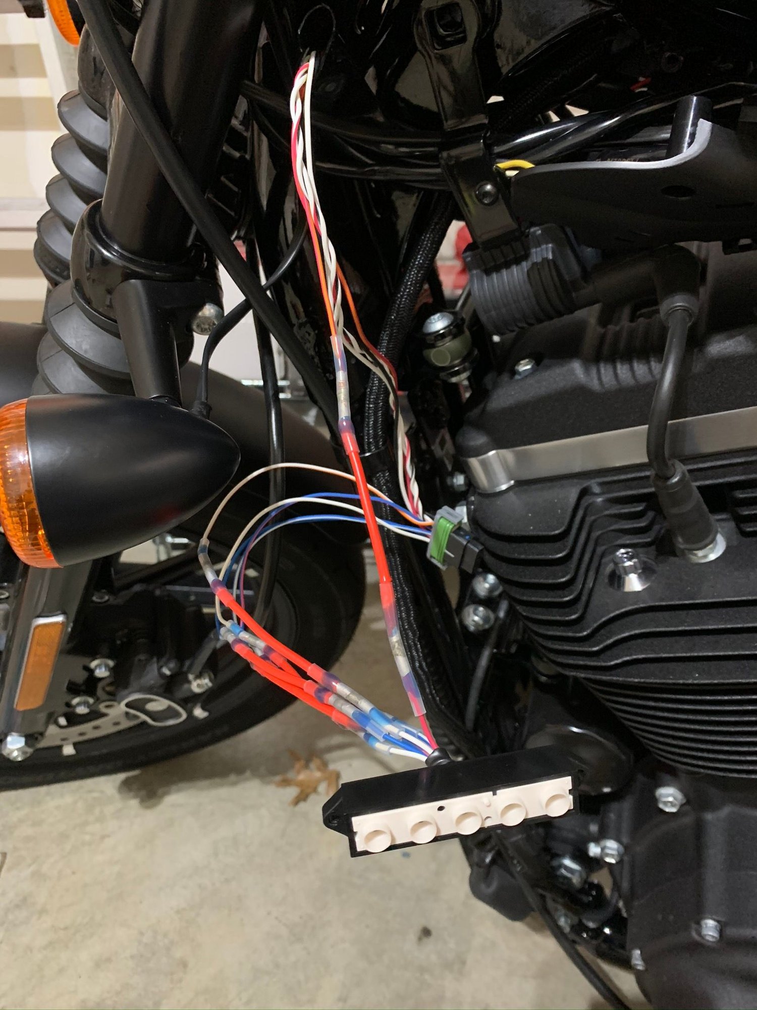 Help for Speedometer relocation on 2017 iron 883 Harley Davidson Forums